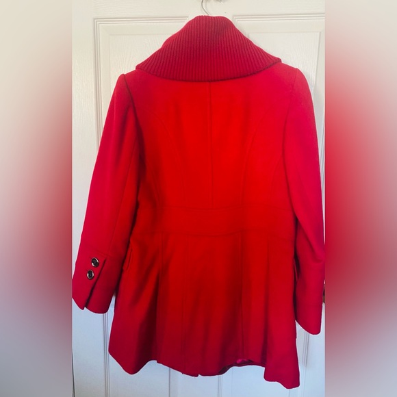 60% Lamb Wool - Red Pea Style Coat - Picture 2 of 8